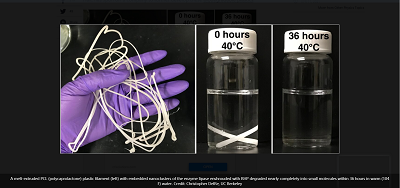 首款真正“可生物降解”塑料面世，仅用热和水在一周内完全剖析