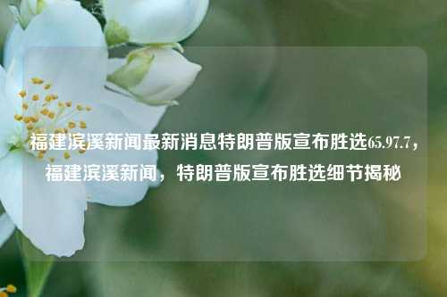 福建滨溪新闻最新消息特朗普版宣布胜选65.97.7，福建滨溪新闻，特朗普版宣布胜选细节揭秘，福建滨溪新闻快报，特朗普版胜选细节揭秘，65.9%选票出炉