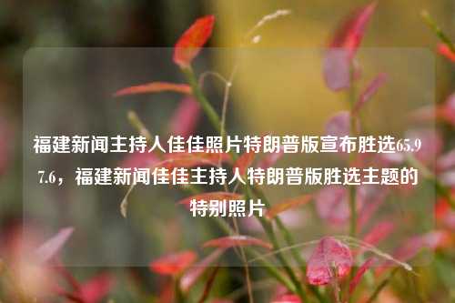 福建新闻主持人佳佳照片特朗普版宣布胜选65.97.6，福建新闻佳佳主持人特朗普版胜选主题的特别照片，福建新闻佳佳主持人的特朗普版胜选主题特别照片