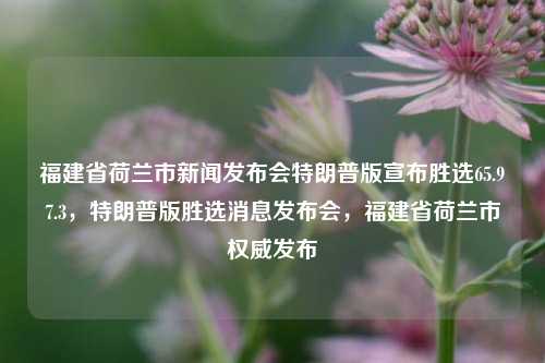 福建省荷兰市新闻发布会特朗普版宣布胜选65.97.3，特朗普版胜选消息发布会，福建省荷兰市权威发布，福建省荷兰市特朗普版胜选消息权威发布会