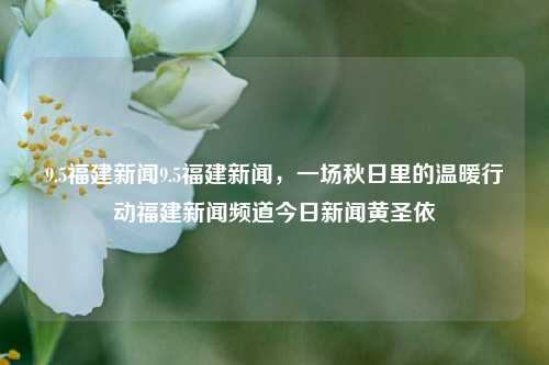 9.5福建新闻9.5福建新闻，一场秋日里的温暖行动福建新闻频道今日新闻黄圣依