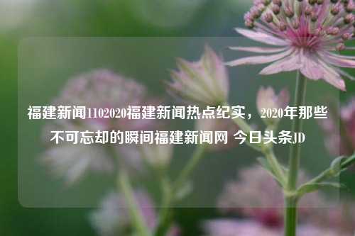 福建新闻1102020福建新闻热点纪实，2020年那些不可忘却的瞬间福建新闻网 今日头条JD